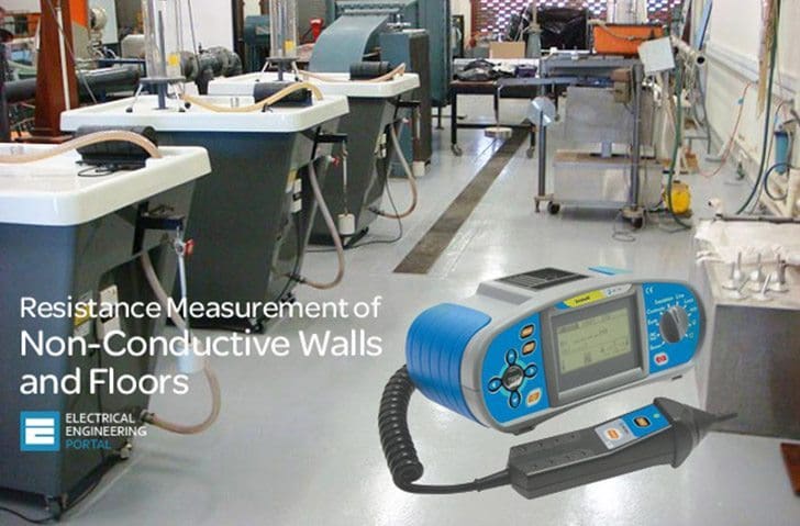 Resistance Measurement of Non-Conductive Walls and Floors
