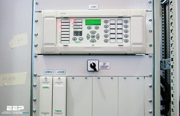 Four protection relay types used to detect grid disturbances and isolate