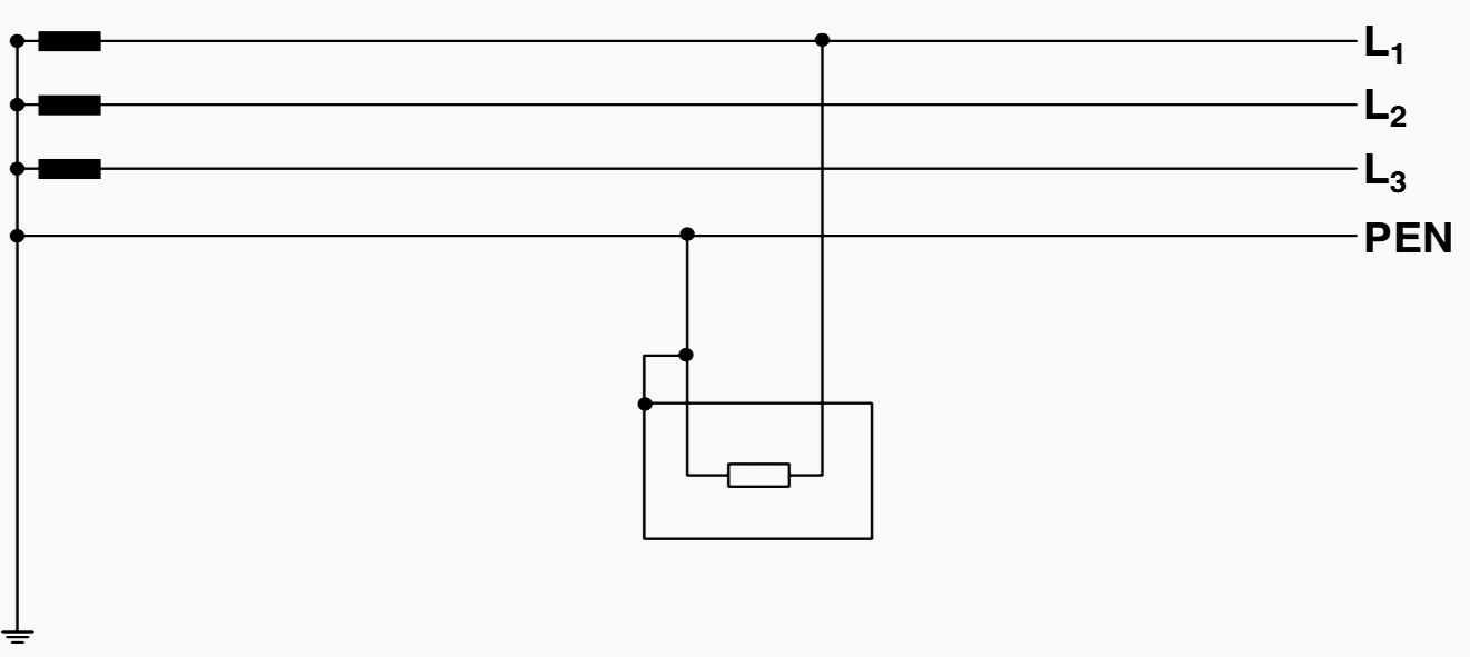 The function of protective conductor (PEN), under specific conditions