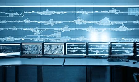 SCADA screen - Public utility SCADA screen - Public utility